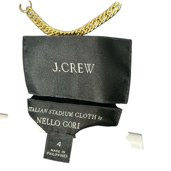 J.Crew Cocoon Coat in Stadium Cloth wool woman’s sz4 - Picture 5 of 5